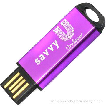 Mini USB Flash Drive for Promotion, with High-quality UDP Chips, All Capacities are Available